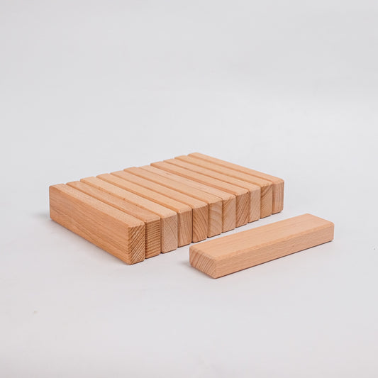 Set of 12 Planks - Natural Unit Blocks