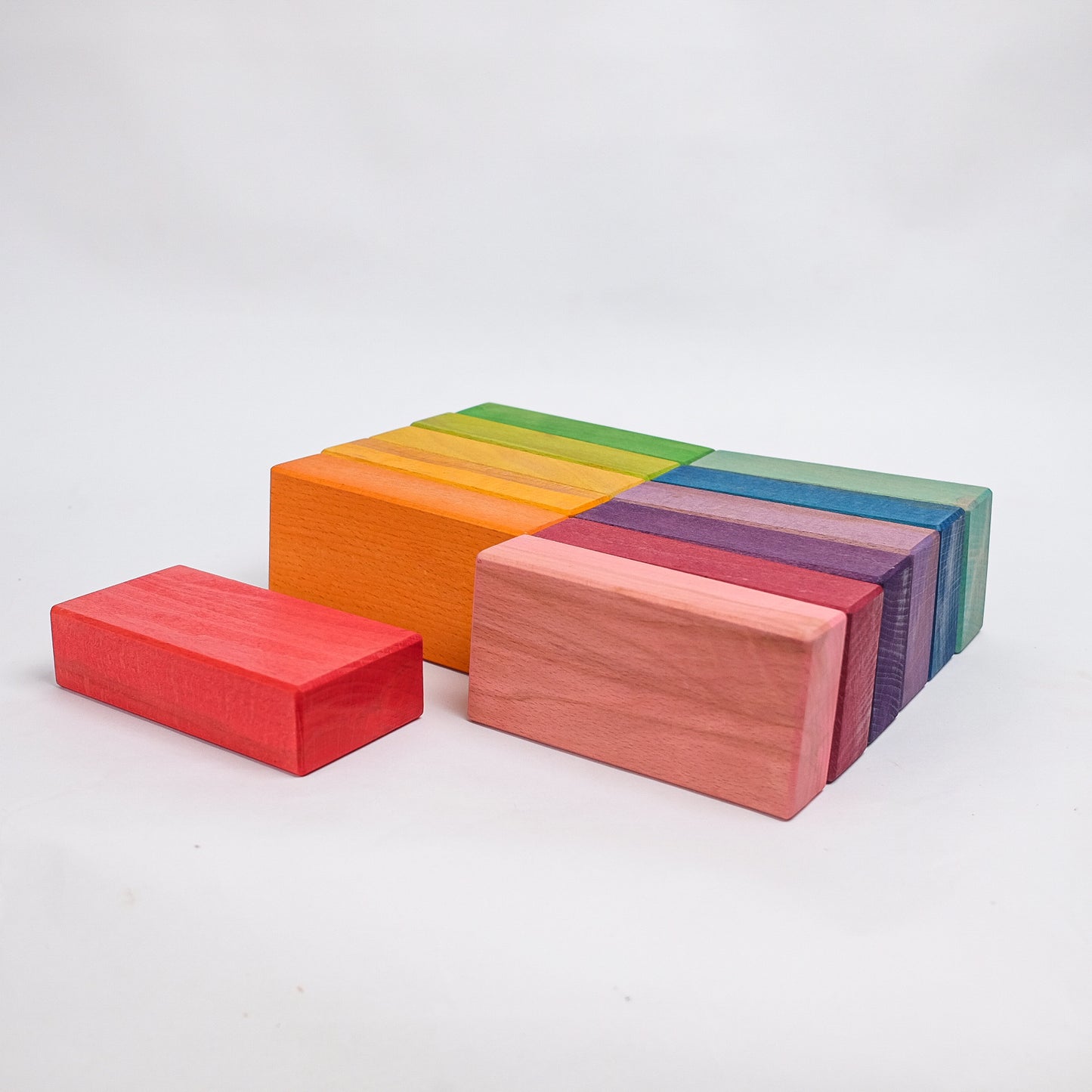 Set of 12 Units - Rainbow Unit Blocks