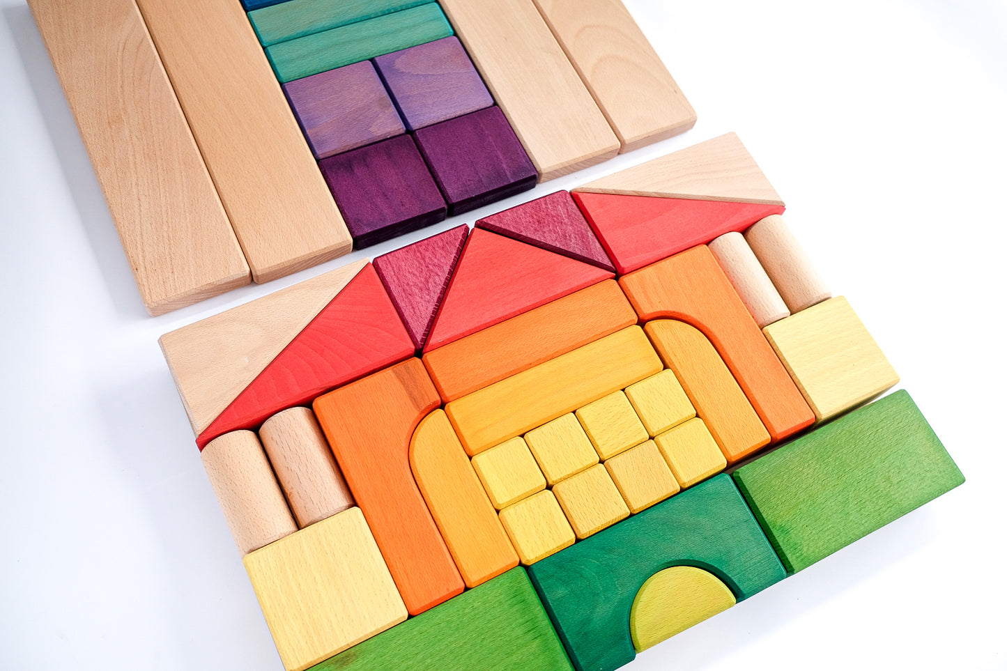 Beginner Set Harmony Blocks - Rainbow Unit Blocks