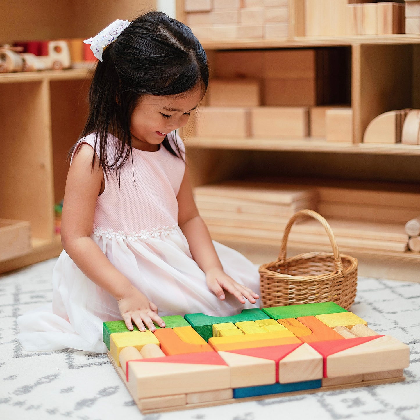 Beginner Set Harmony Blocks - Rainbow Unit Blocks