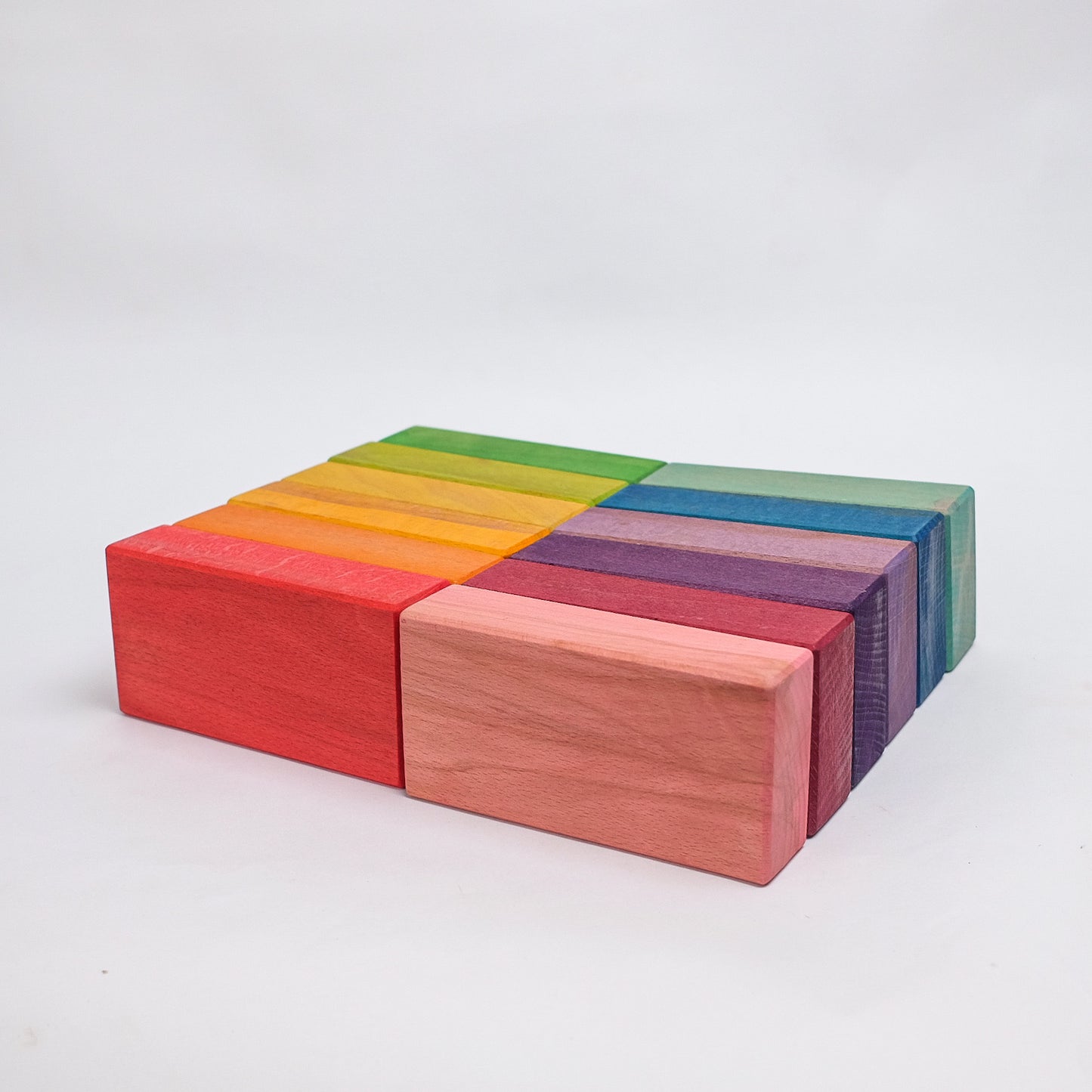 Set of 12 Units - Rainbow Unit Blocks