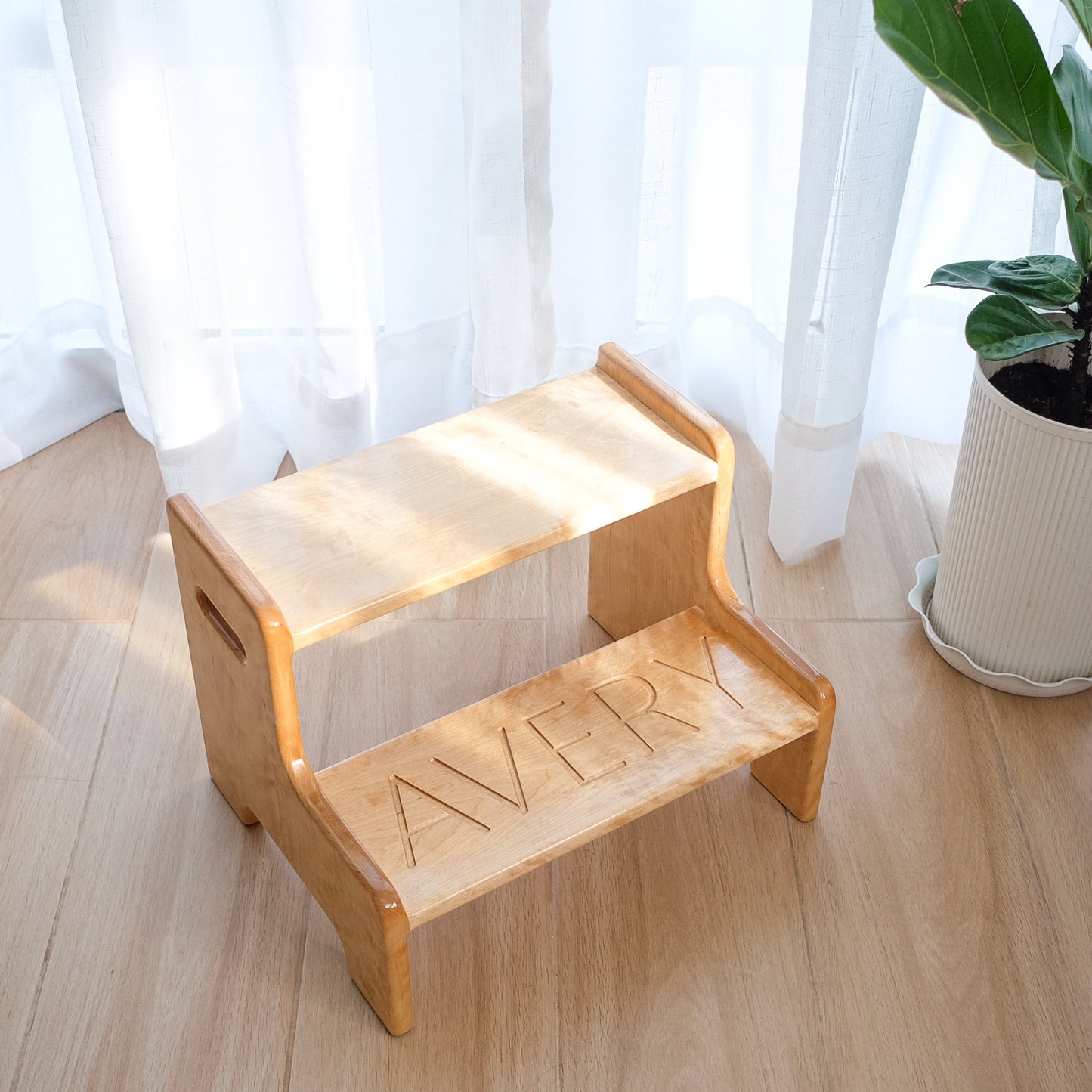 Step stool - Solid wood