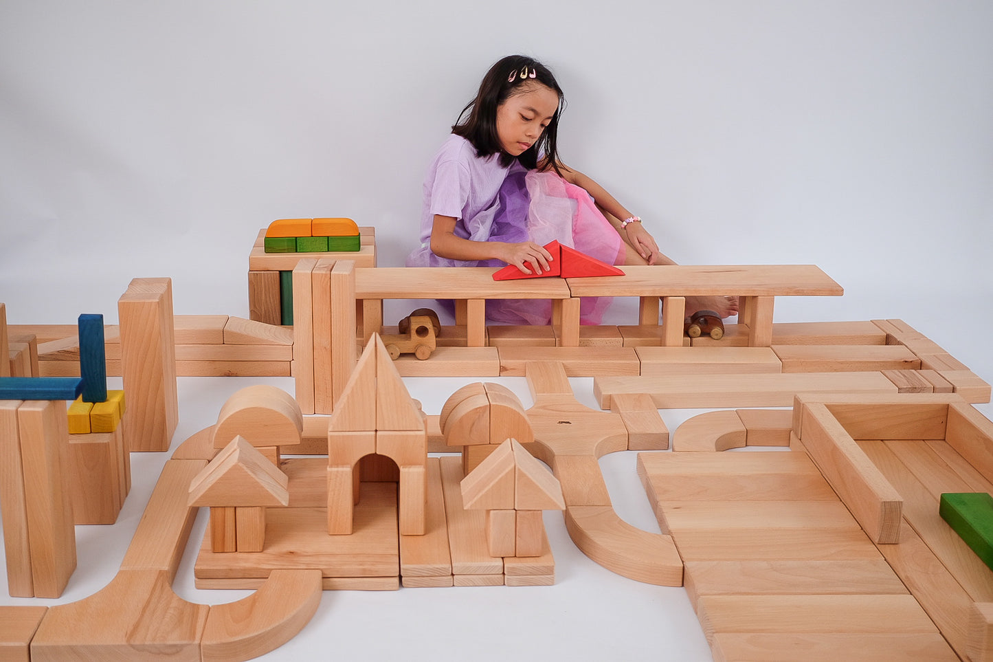 Classroom Set Harmony Blocks - Natural Unit Blocks