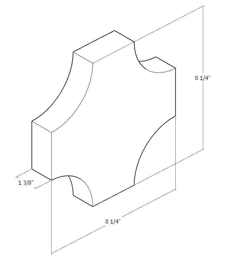 Set of 2 Intersections - Natural Unit Blocks