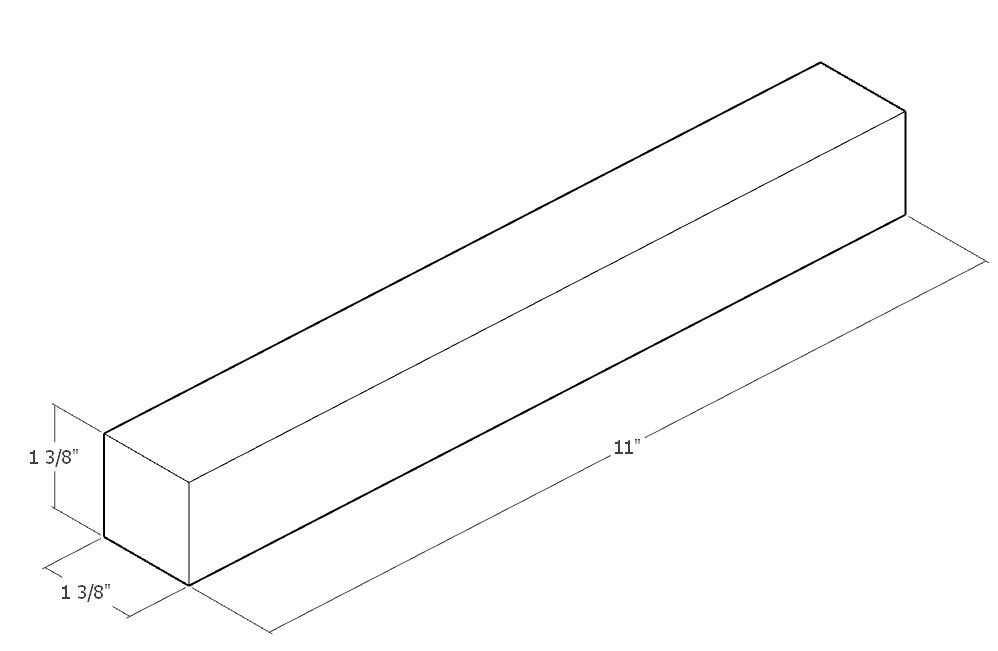 Set of 4 Double Pillars - Natural Unit Blocks