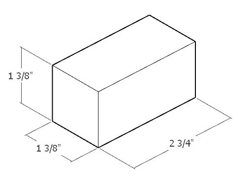 Set of 12 Half Pillars - Natural Unit Blocks