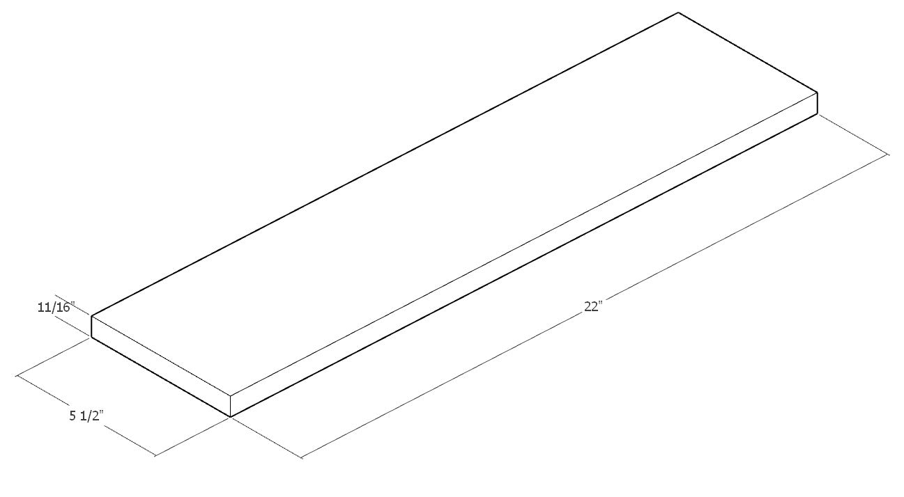 Set of 2 Double Roof Boards - Natural Unit Blocks