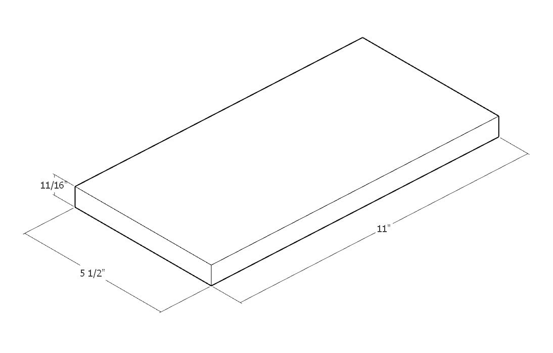 Set of 2 Roof Boards - Natural Unit Blocks