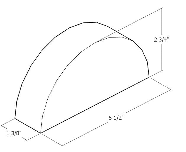 Set of 2 Semicircles - Natural Unit Blocks