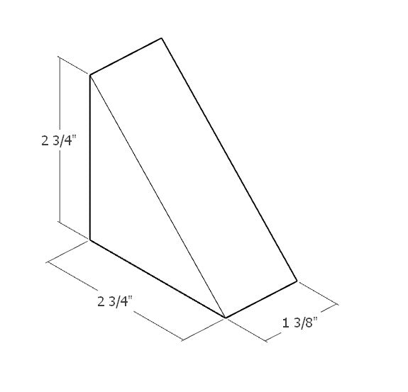 Set of 12 Small Isosceles Triangles - Rainbow Unit Blocks