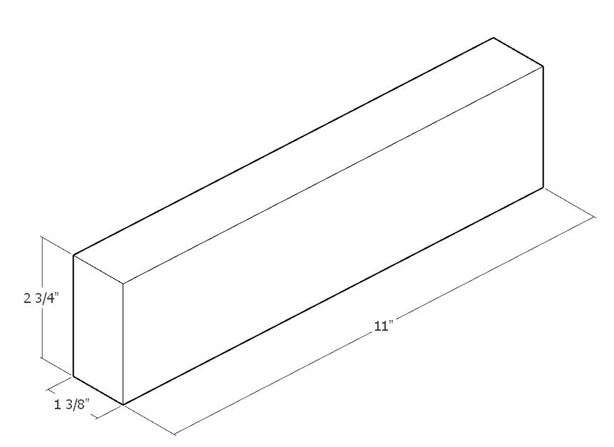 Set of 4 Double Units - Natural Unit Blocks