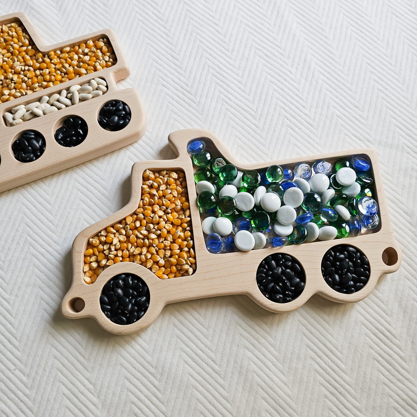 Dump Truck Sensory Plate / Tray