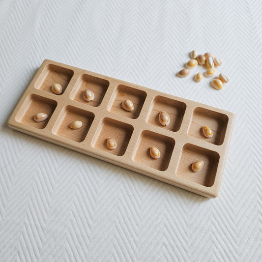 Ten Frame Sensory Plate / Tray