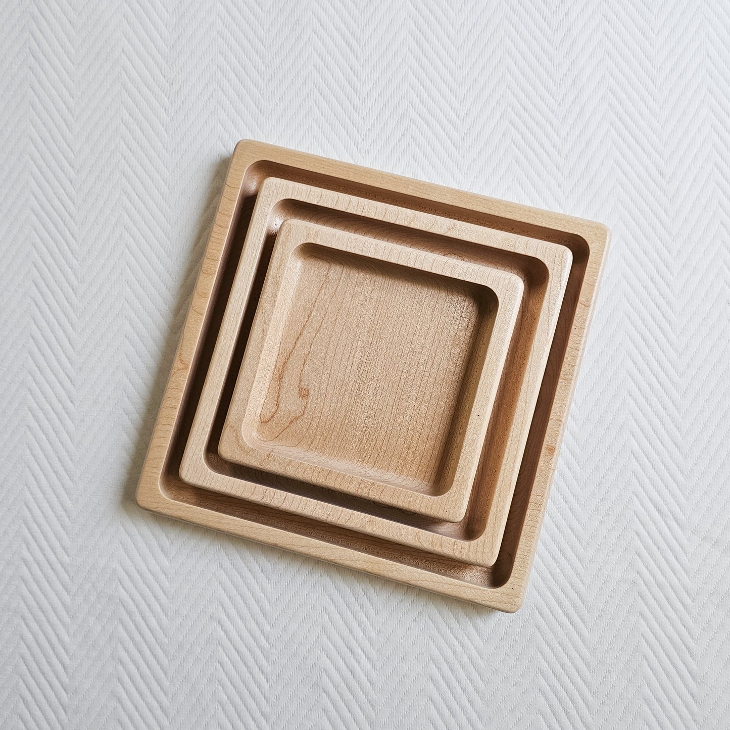 Square Stacking Sensory Plate / Tray