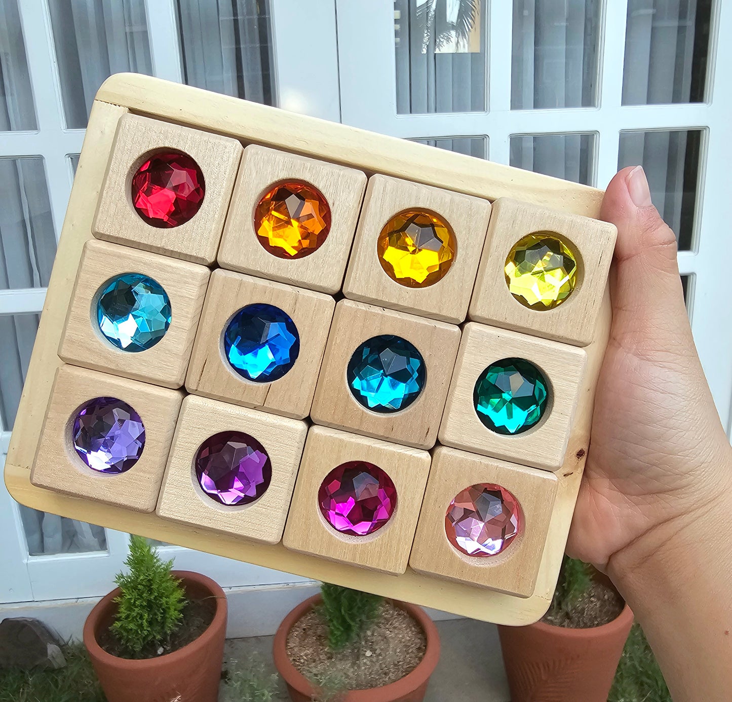 Gem blocks - Rainbow Circles