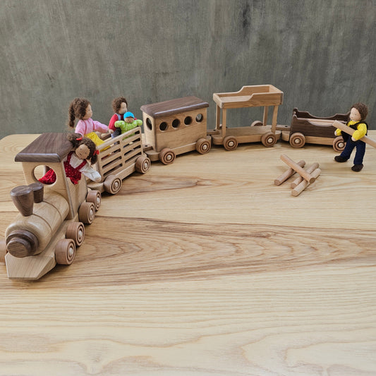 Wooden Train Set