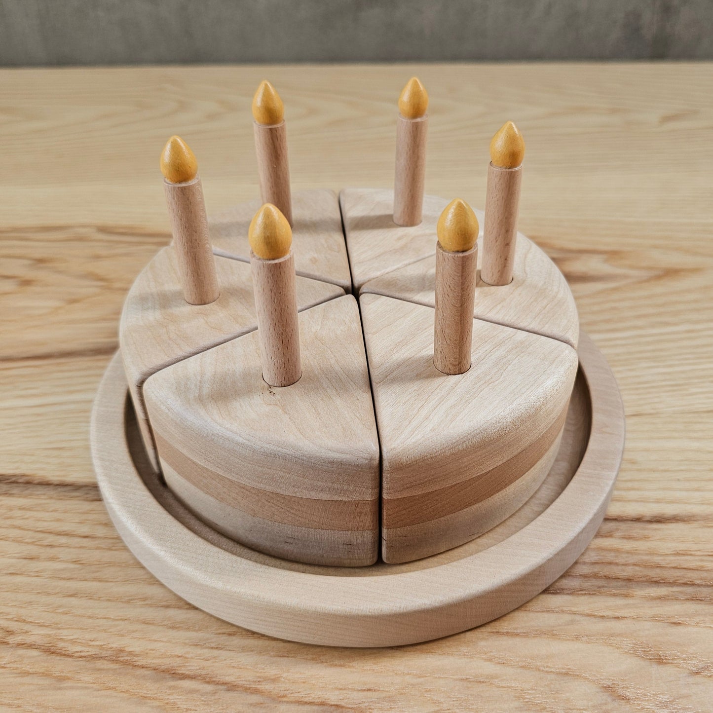 wooden cake