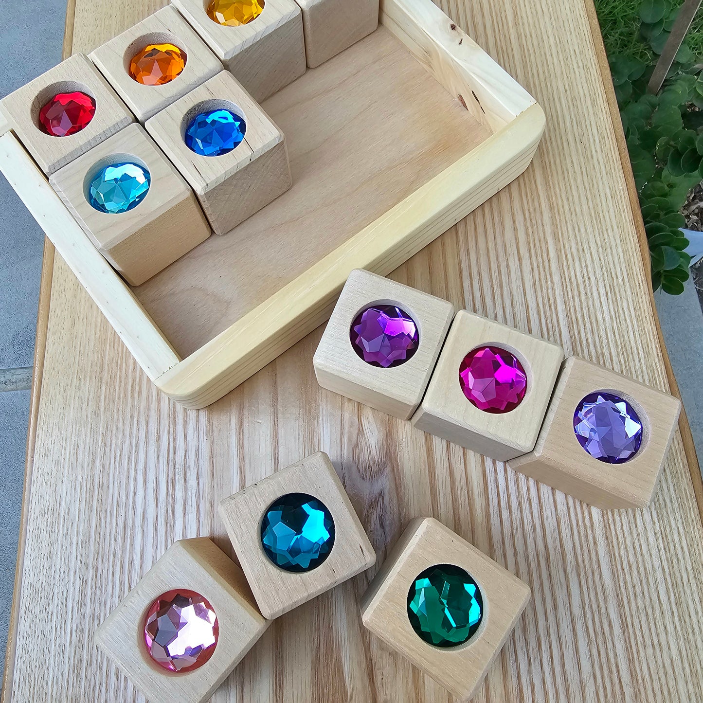 Gem blocks - Rainbow Circles