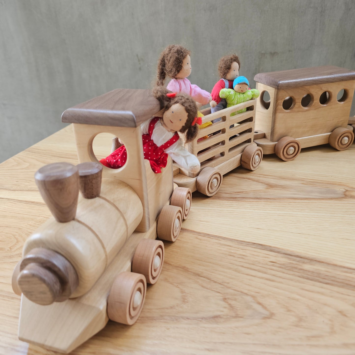 Wooden Train Set