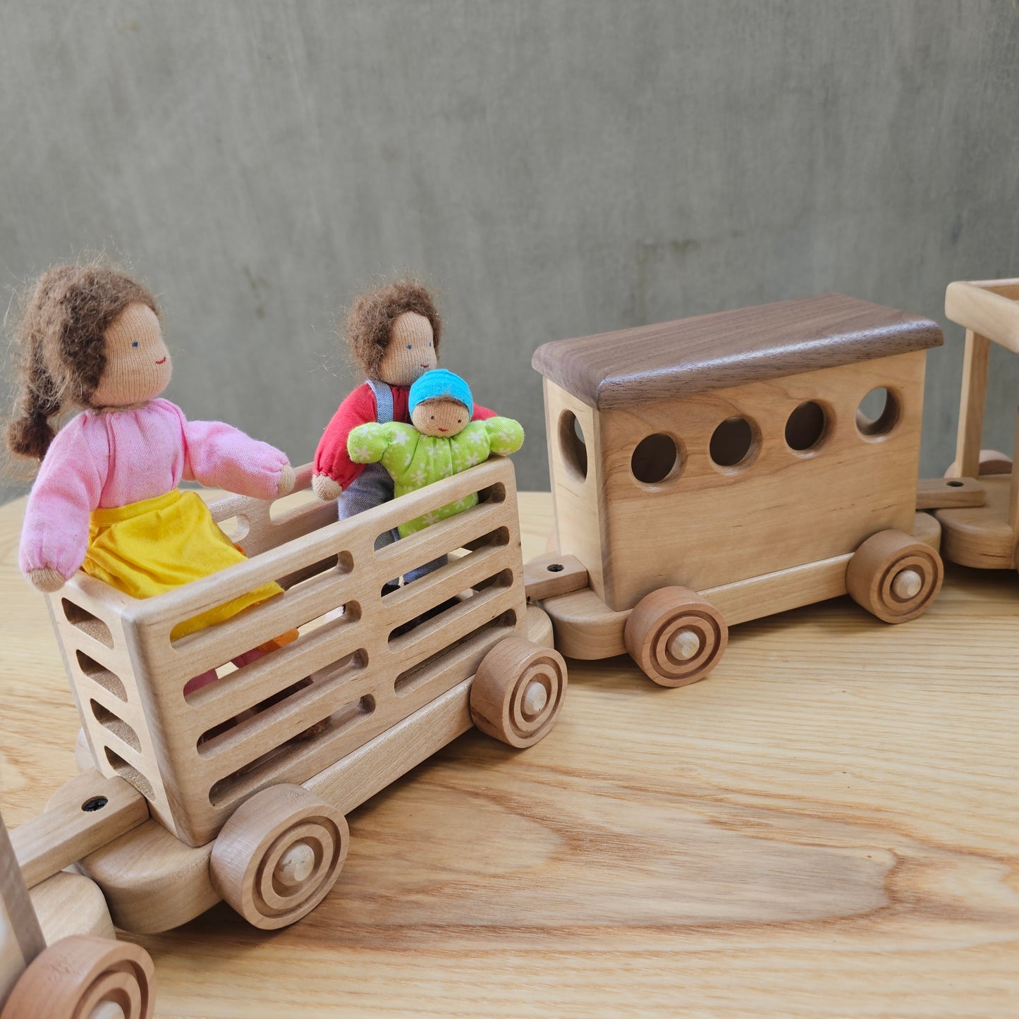 Wooden Train Set