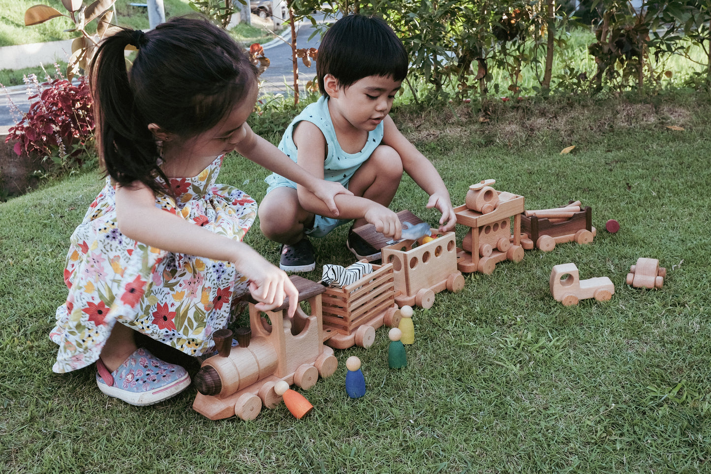 Wooden Train Set