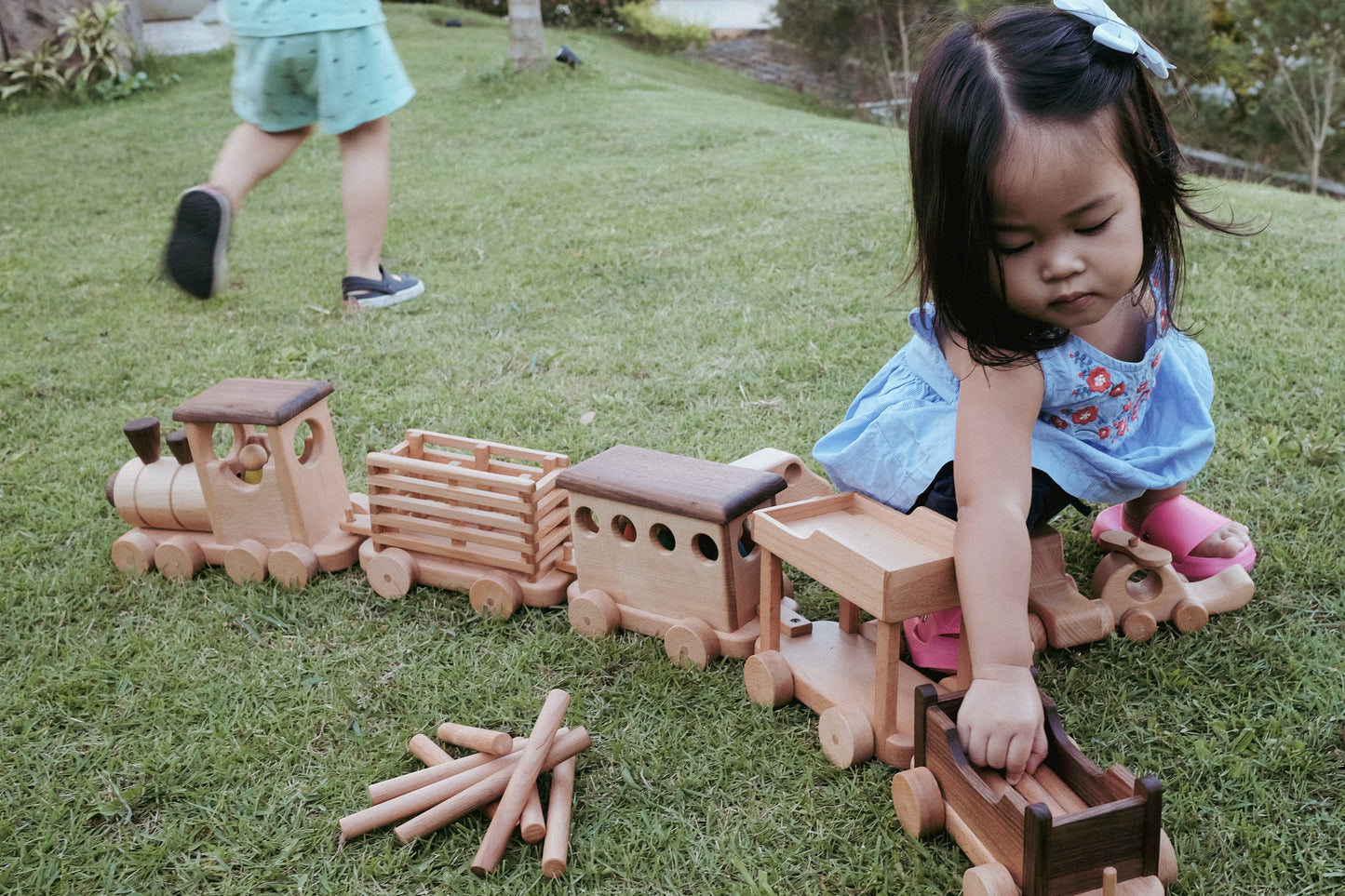 Wooden Train Set