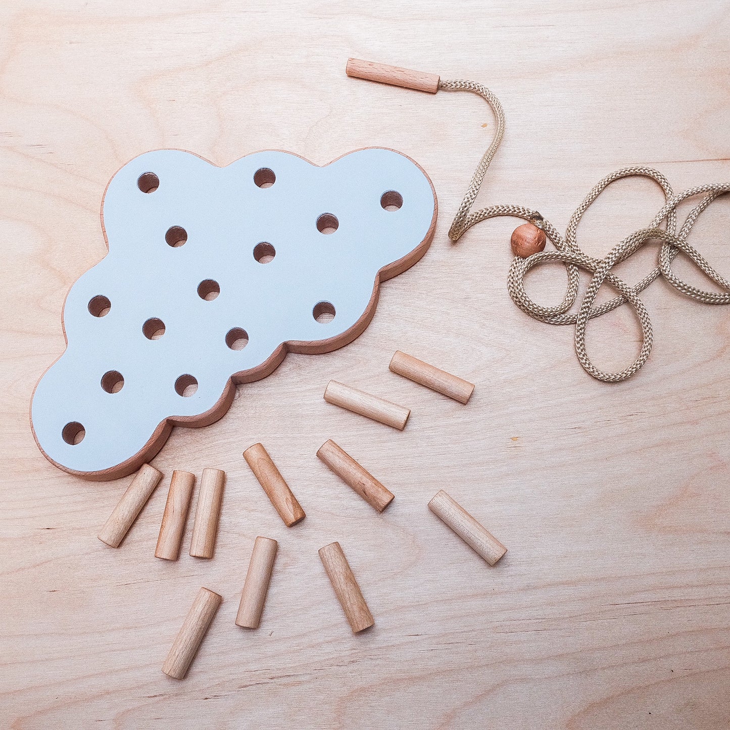 Lacing Toy - Cloud